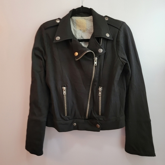 Fabric Moto Jacket Size S - Picture 3 of 7